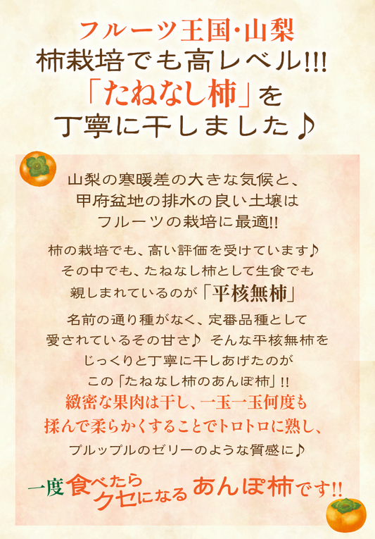 あんぽ柿 3パック(9個入り)