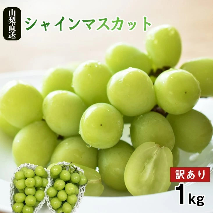 【産地直送】シャインマスカット 山梨 甲州 勝沼 1kg前後